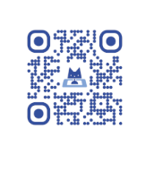 ラクネコQR ロゴ